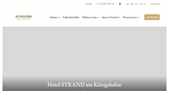 Desktop Screenshot of hotel-strand-sylt.de